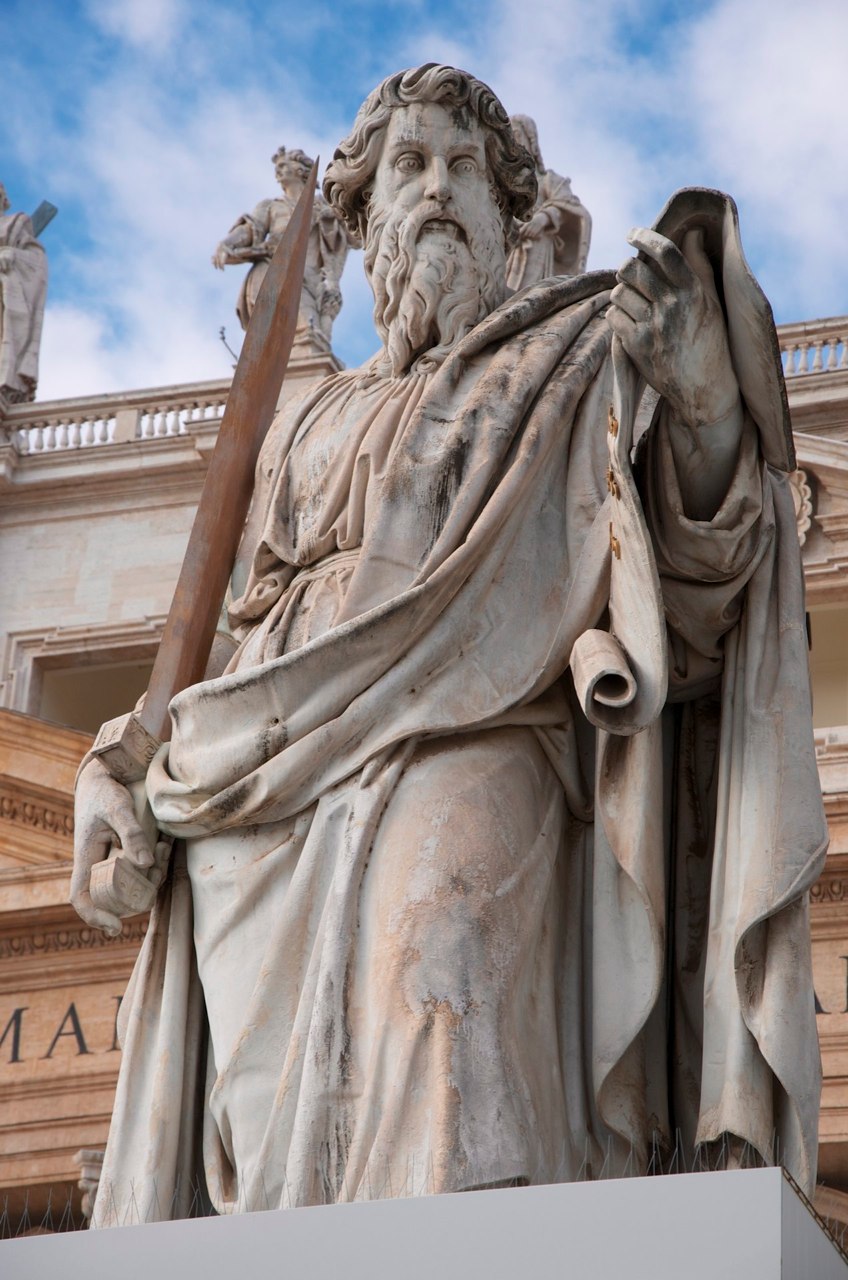 statua di San Paolo in Vaticano