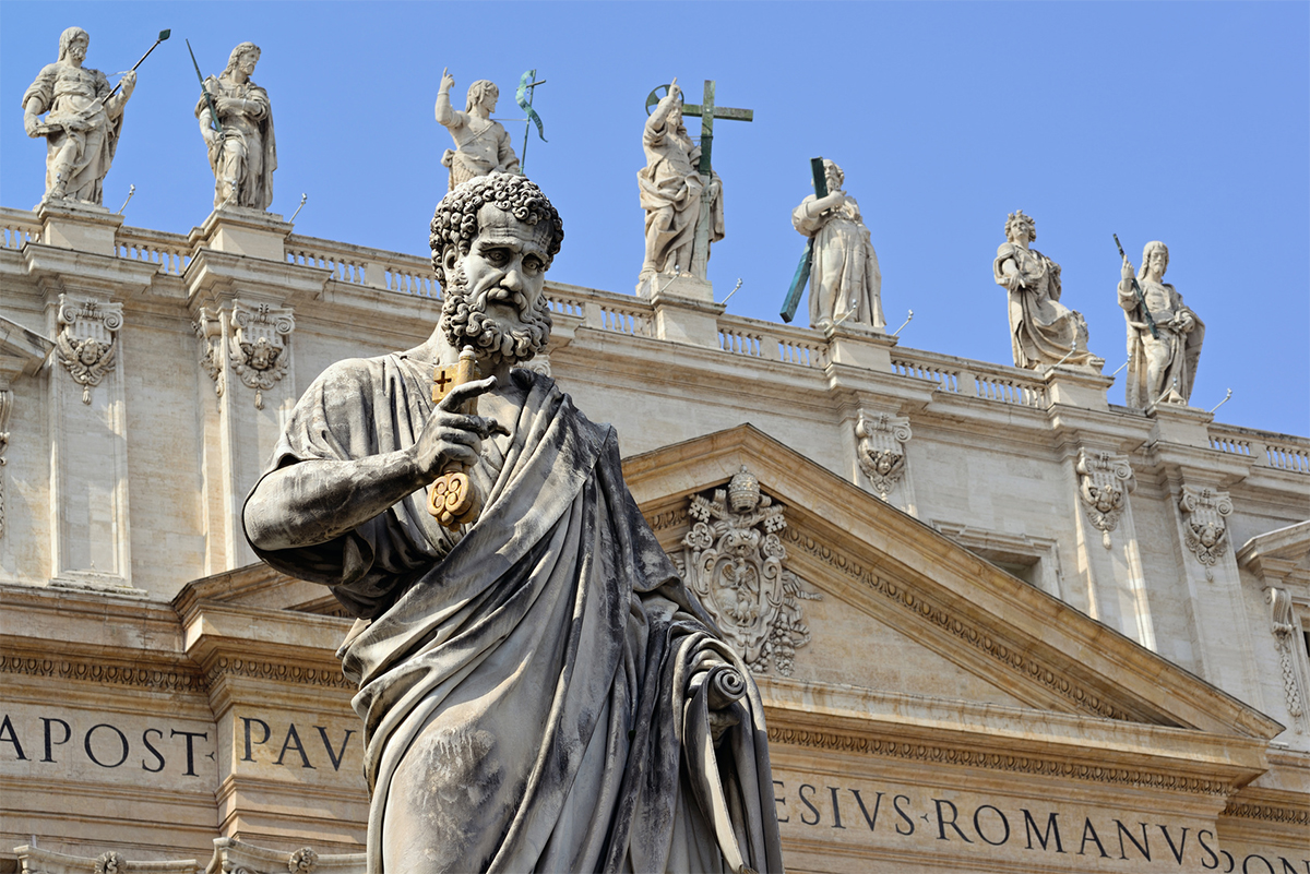 statua di San Pietro in Vaticano
